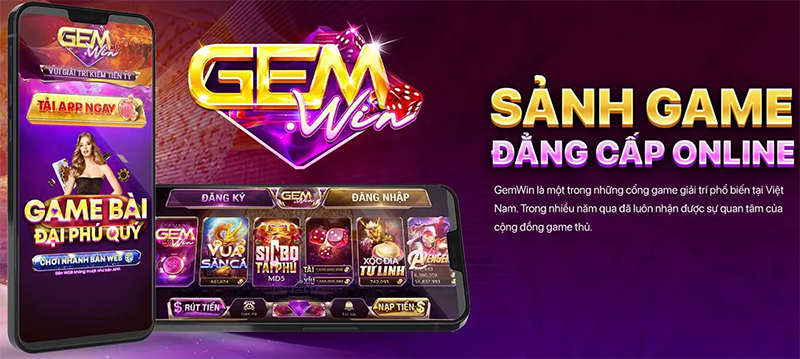 Tham gia trải nghiệm game bài tại Gemwin độc đáo